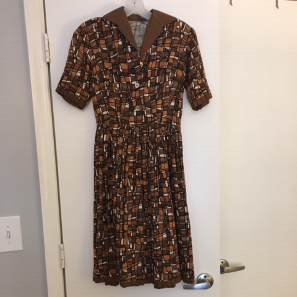 Vintage Brown Dress